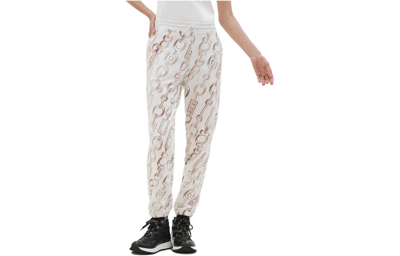HERMES Sports Pants Men White