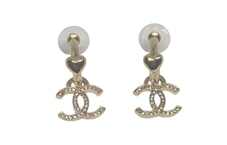 CHANEL Earrings Women's Gold