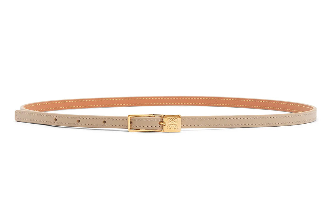 LOEWE Leather Belts Women's Khaki