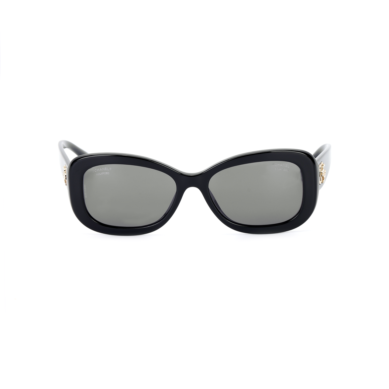 CHANEL Plate Frame Butterfly Sunglasses Unisex