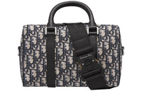 DIOR Lingot Calfskin Travel Bags Shoulder Bag Crossbody Bag Handbag Men's Beige/Black