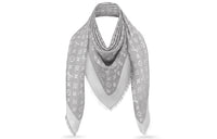 LOUIS VUITTON Silk-wool Blend Knit Scarves Women's