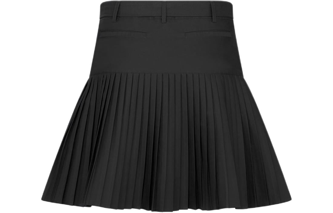 DIOR Belted Pleated Mini Skirt