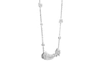 CHANEL Necklaces Women's Silvery White