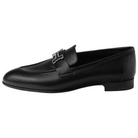 HERMES Paris Loafers Women's Black