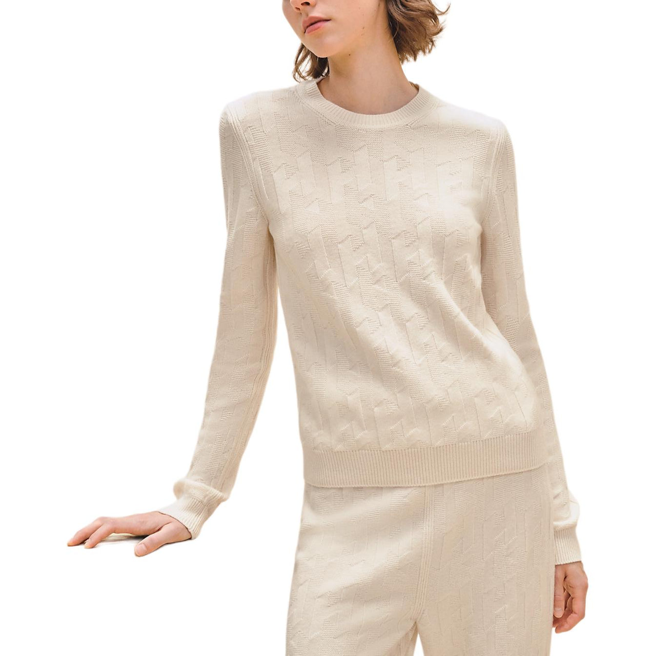 HERMES FW24 Sweater Women's White