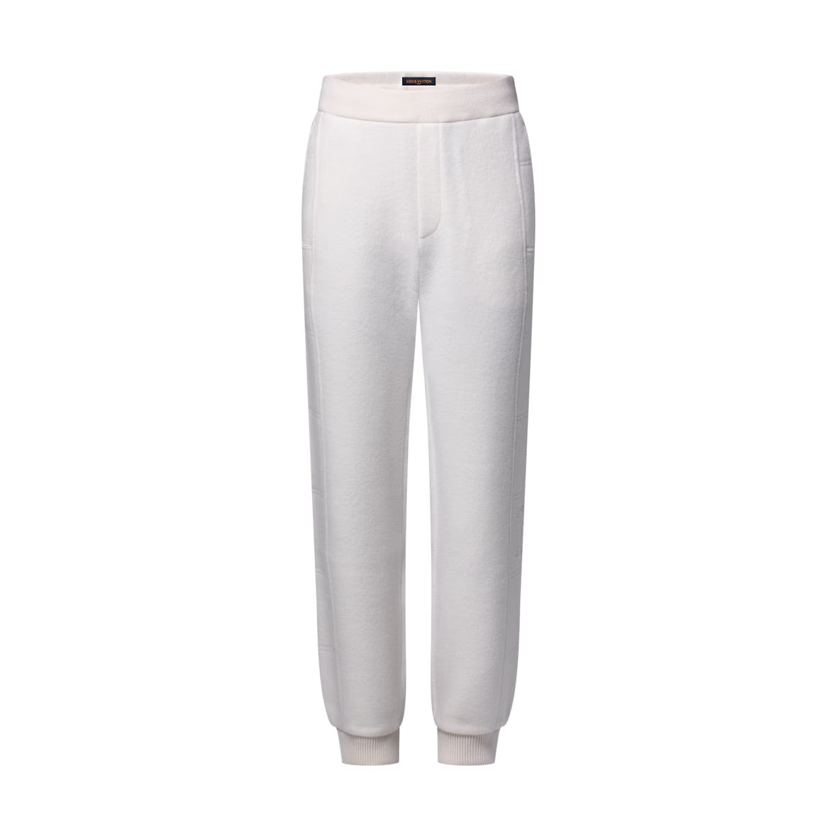 LOUIS VUITTON Quilted Textured Wool Pants
