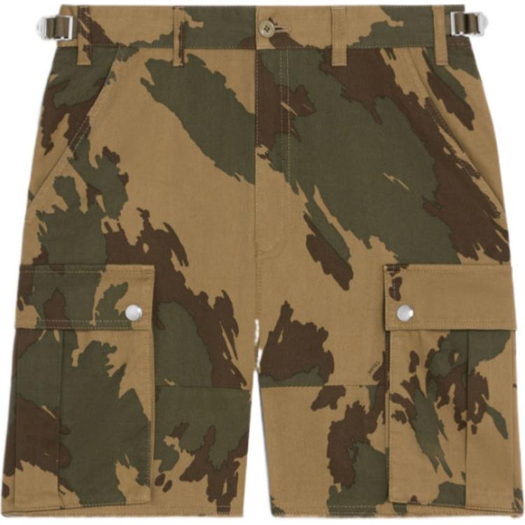 CELINE Camouflage Cargo Shorts