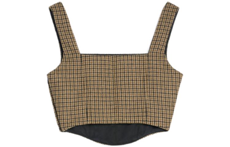 CELINE Camisole Strapless Top Women's Brown