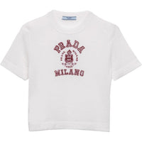 PRADA Logo intarsia Top