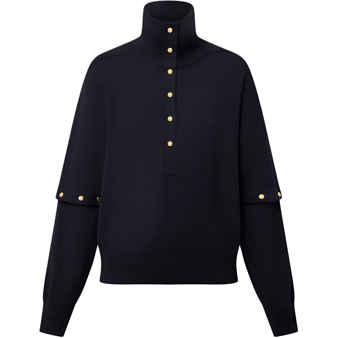 LOUIS VUITTON SS25 Cashmere Sweater Women's Black