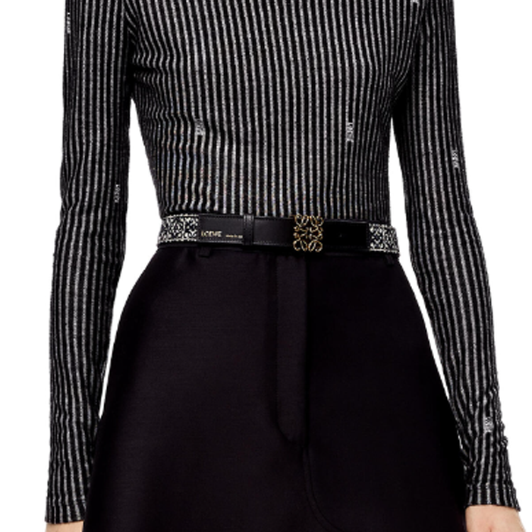 LOEWE Anagram Jacquard 2.8cm Belt
