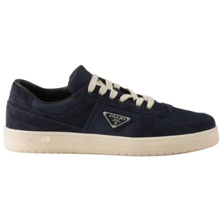 PRADA Downtown Low Top Skateboard Shoes Men's Dark Blue