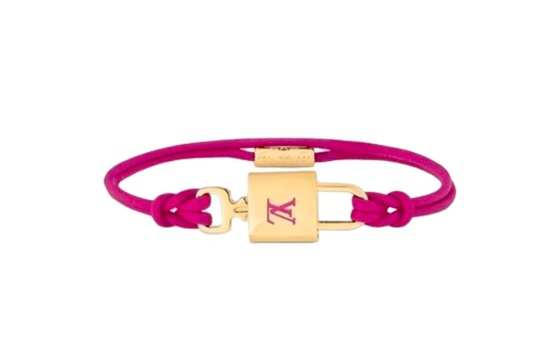 LOUIS VUITTON Calfskin Metal Bracelets Men's Multicolor