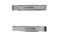 MIU MIU Hair Clips Women's Silver