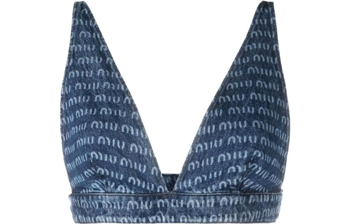 MIU MIU Tank Tops Women's Blue