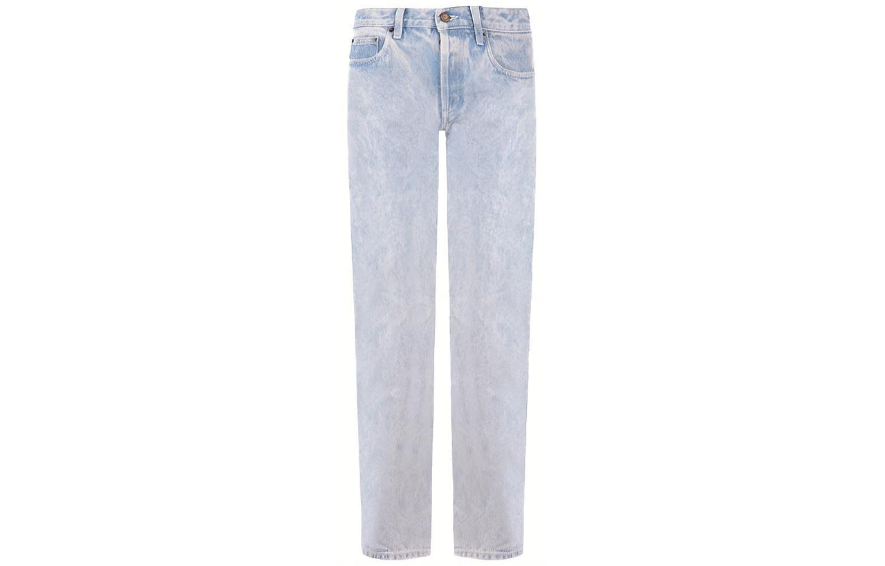 SAINT LAURENT Button Detailed Low Waist Jeans