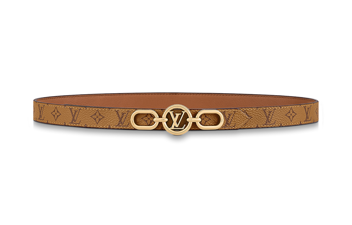 LOUIS VUITTON Lv Circle Prime 20MM Reversible Belt Monogram Reverse