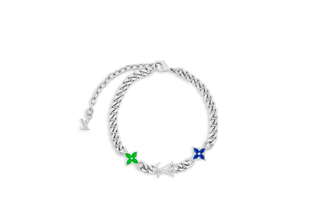 LOUIS VUITTON Brass, Metal Bracelets Unisex Silver