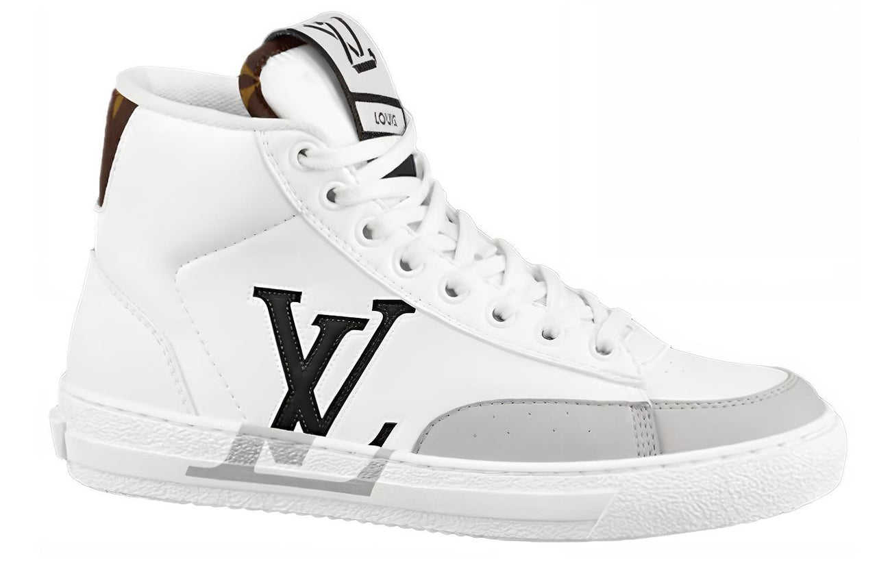 LOUIS VUITTON Charlie Ankle Sneakers 'White Grey Black' Women's