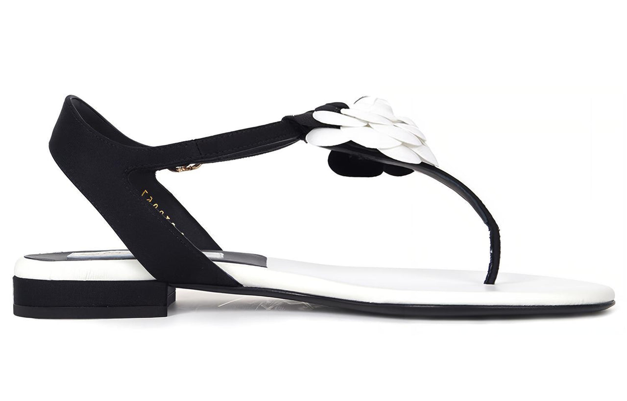 CHANEL Strap Sandals Women's Black