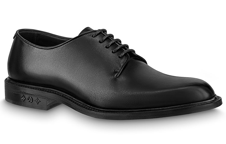 LOUIS VUITTON Fle Dress Shoes Men's Black