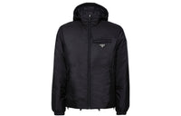 PRADA Logo Plaque Padded Jacket
