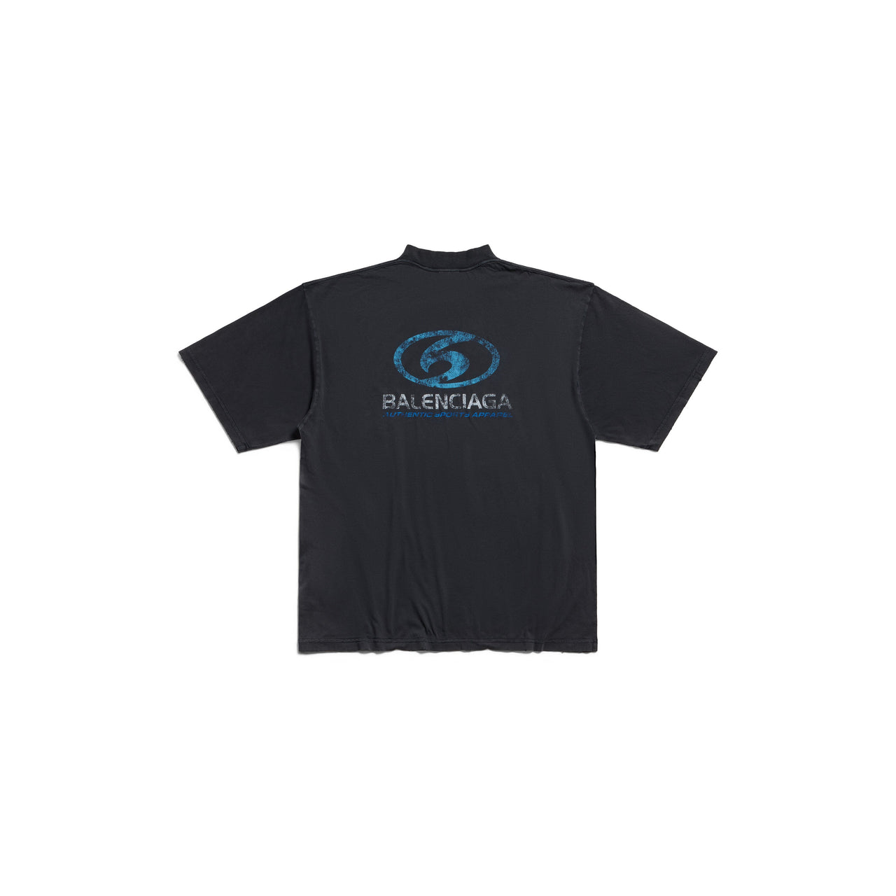 Balenciaga Surfer T-shirt Medium Fit 'Black Blue' 764235TPVM31412