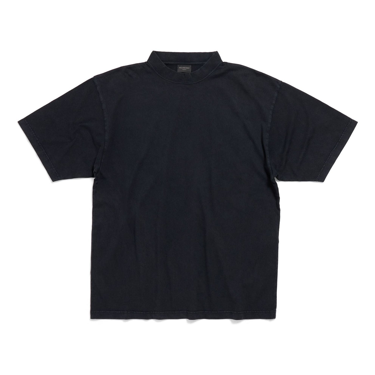 (WMNS) Balenciaga Hand-drawn T-shirt Medium Fit 'Black Faded' 764235TPVU41569