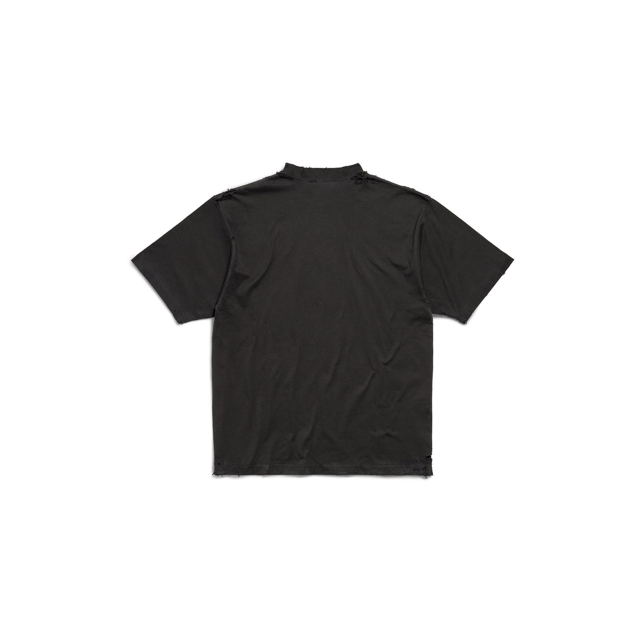 (WMNS) Balenciaga BB Motel T-shirt Medium Fit 'Black' 764235TQVK91083
