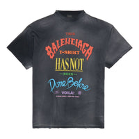 Balenciaga Not Been Done T-shirt Oversized 'Black' 787349TQVW41134