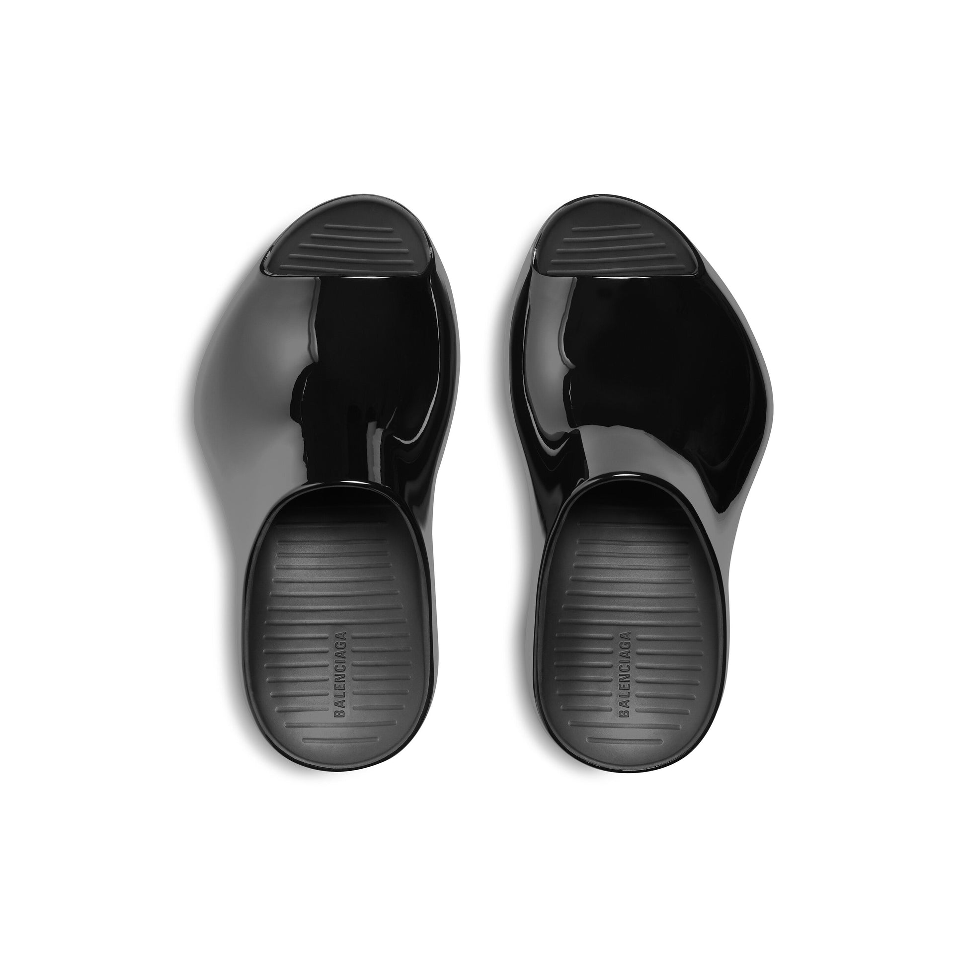(WMNS) Balenciaga Technoslide Sandals 'Black' 787876W0FOH1000