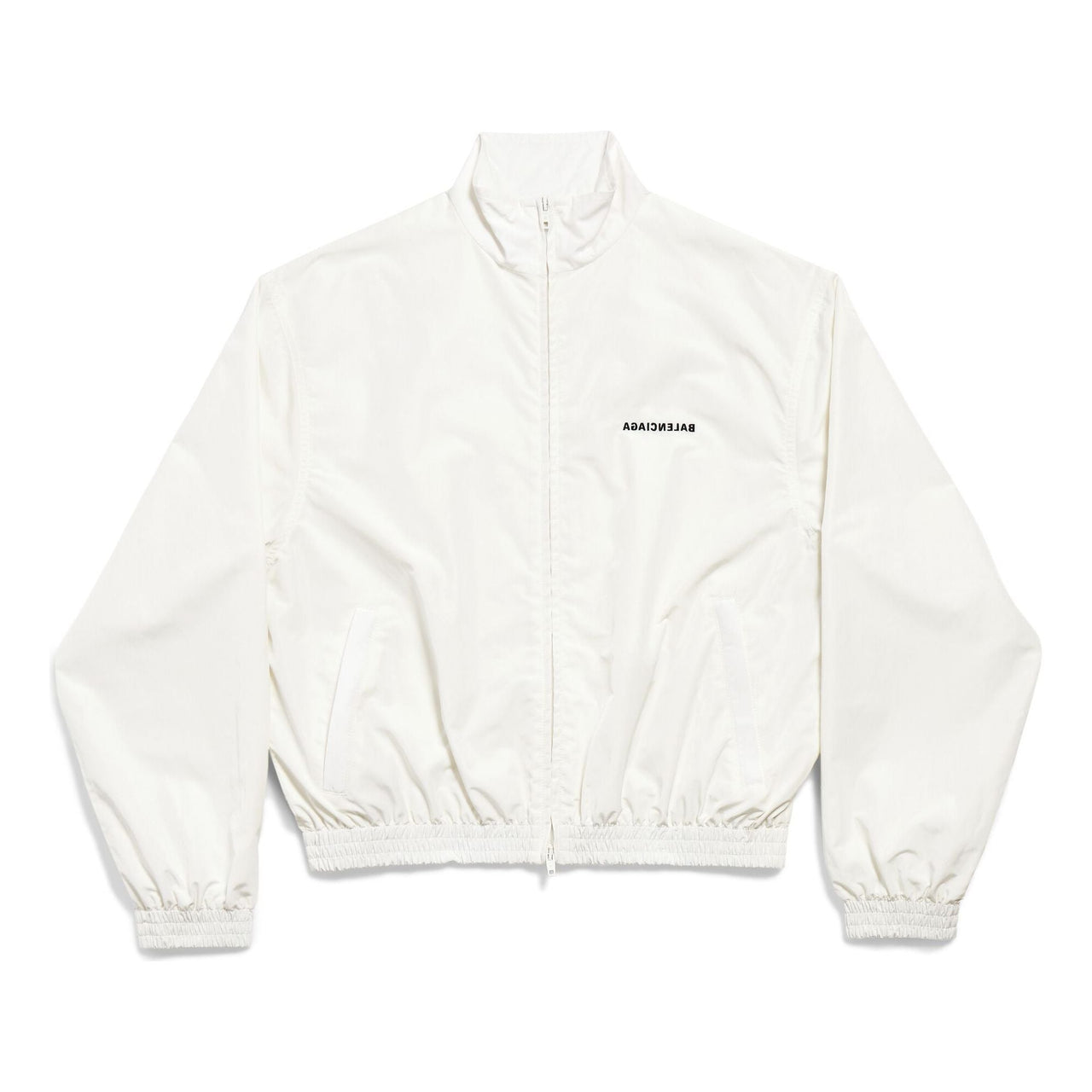 (WMNS) Balenciaga Mirror Balenciaga Regular Tracksuit Jacket 'White' 790745TPQ389000
