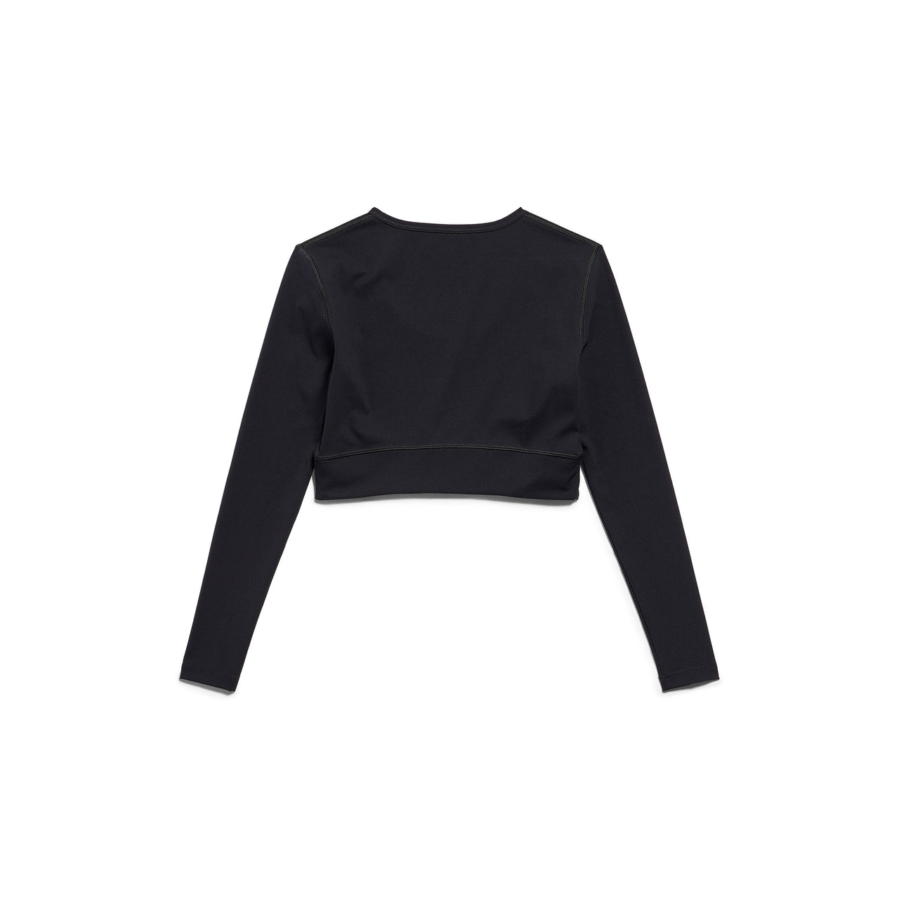 (WMNS) Balenciaga Activewear Long Sleeve Sports Bra 'Black' 7932814E2B91081