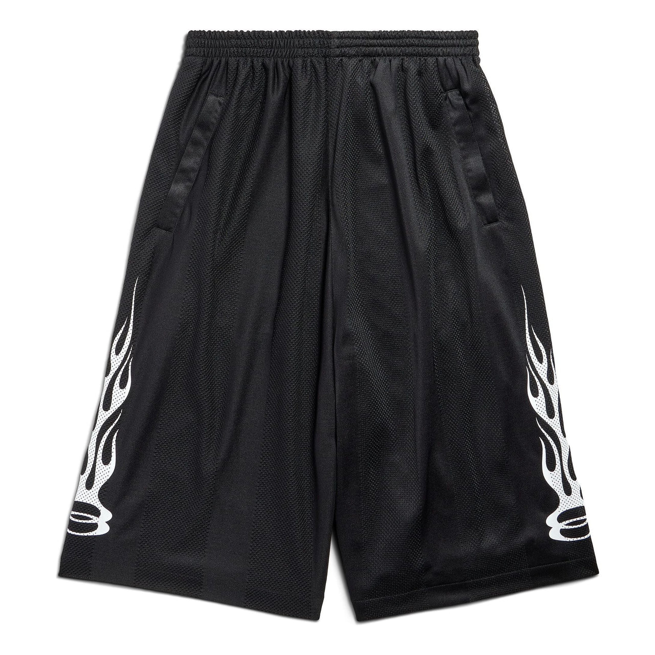 Balenciaga Burning Unity Baggy Shorts 'Black' 794851TQV381000