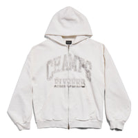 (WMNS) Balenciaga Champs-elysees Full Zip Hoodie Regular Fit 'White' 803264TRVM99016