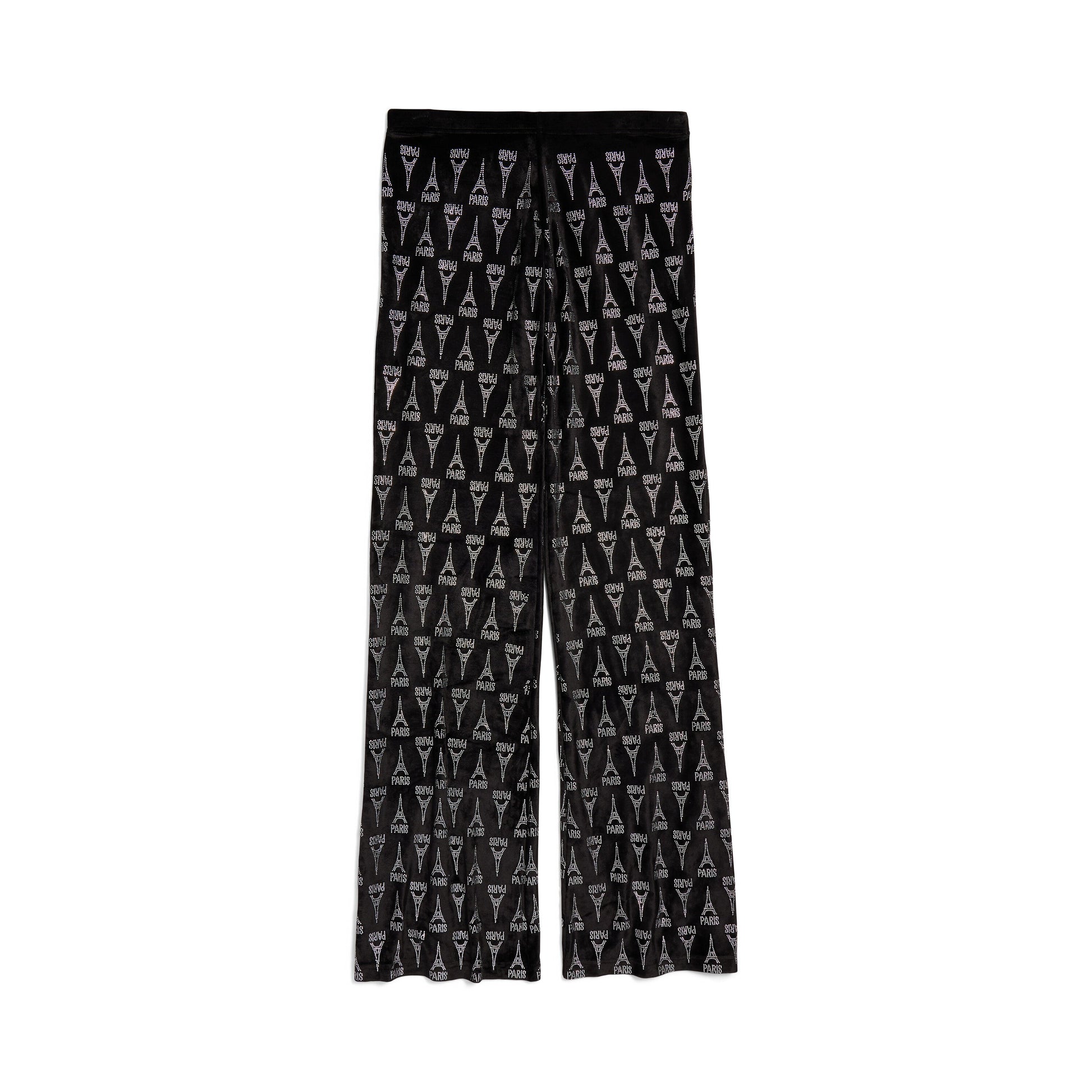 (WMNS) Balenciaga Paris Elastic Pants 'Black' 806204TRVJ11000