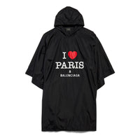Balenciaga I Love Paris Balenciaga Poncho 'Black' 812055TRO591000