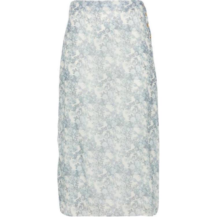 CELINE Floral Print Skirt