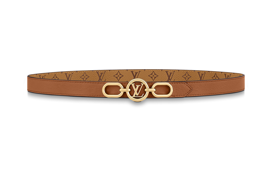 LOUIS VUITTON Lv Circle Prime 20MM Reversible Belt Monogram Reverse