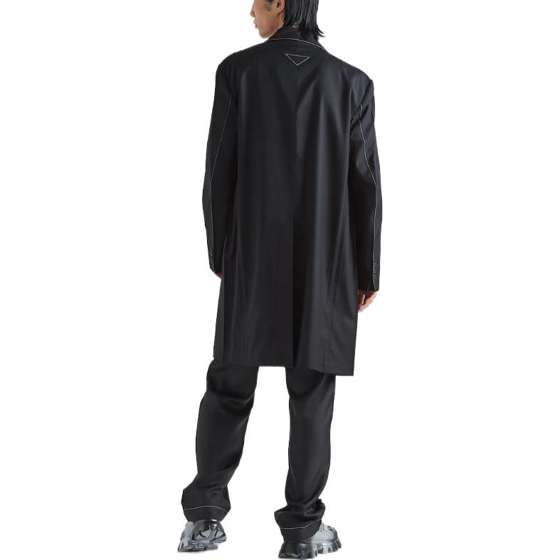 PRADA Coats Men Black