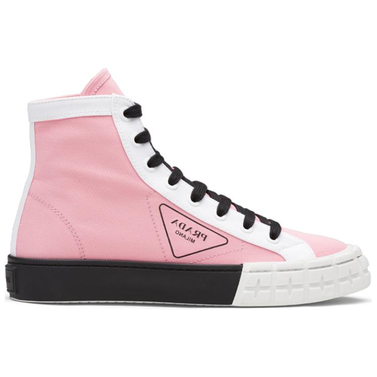 PRADA Gabardine Wheel High 'Pink White'
