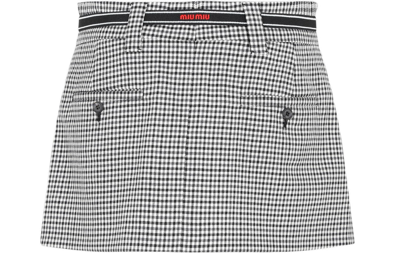 MIU MIU FW22 Skirt Women's Black