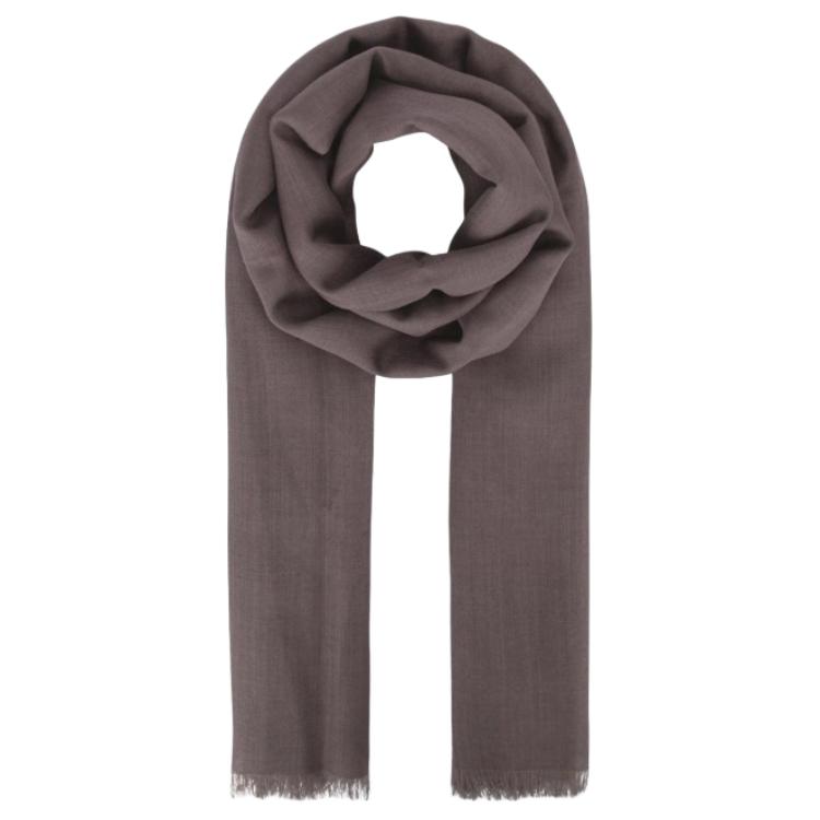 DIOR Logo Embroidered Fringed Scarf
