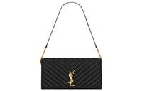 SAINT LAURENT KATE Lambskin Shoulder Bag, Handbag, Shoulder Bag Women's Black