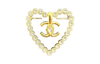 CHANEL Brooches Women's Gold