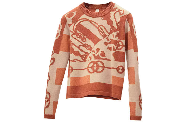 HERMES SS22 Sweater Women's Maple Tree Brown
