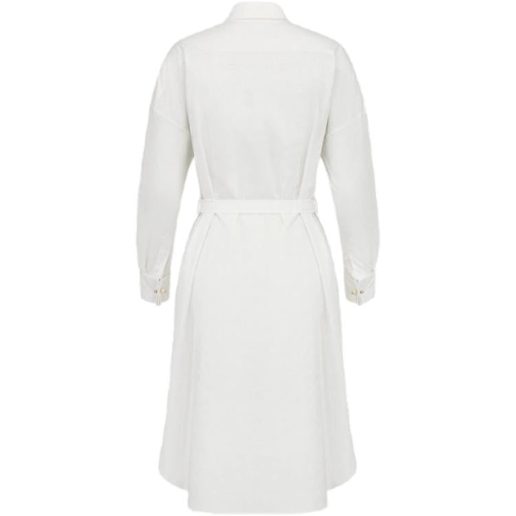 DIOR Belted Macrocannage Shirtdress