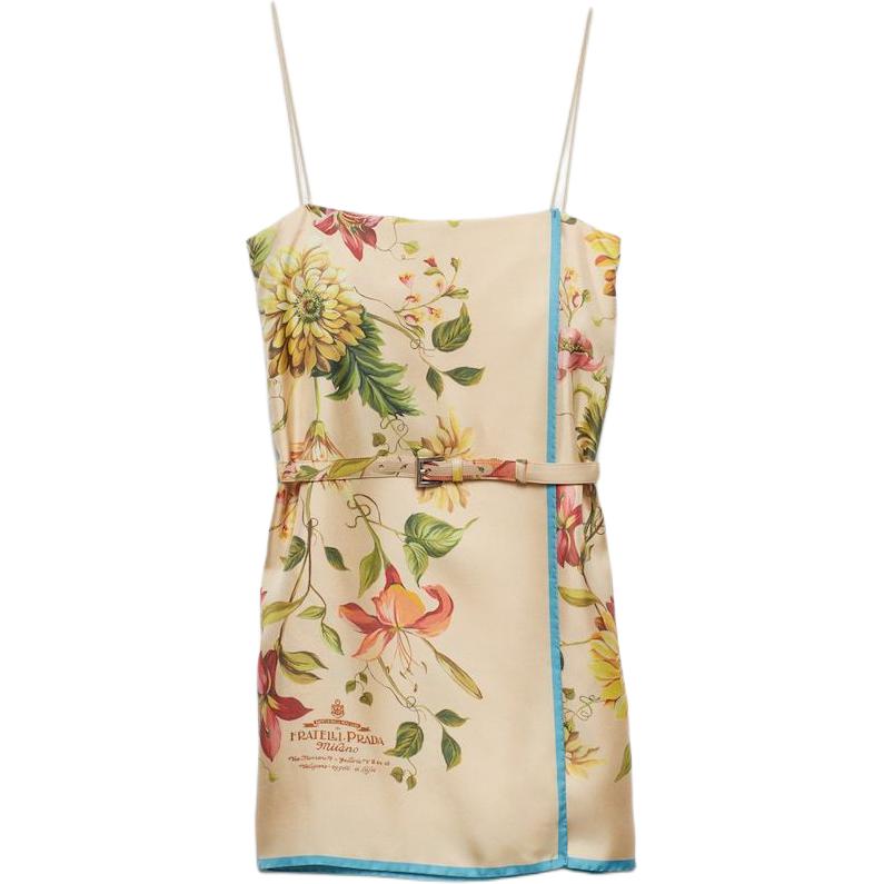 PRADA Silk Twill Mini Dress
