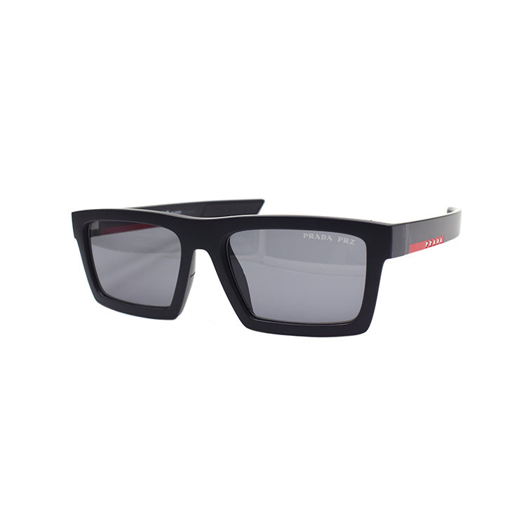 PRADA Rectangular Sunglasses Men's Matte Black